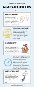 minecraft for kids infographic